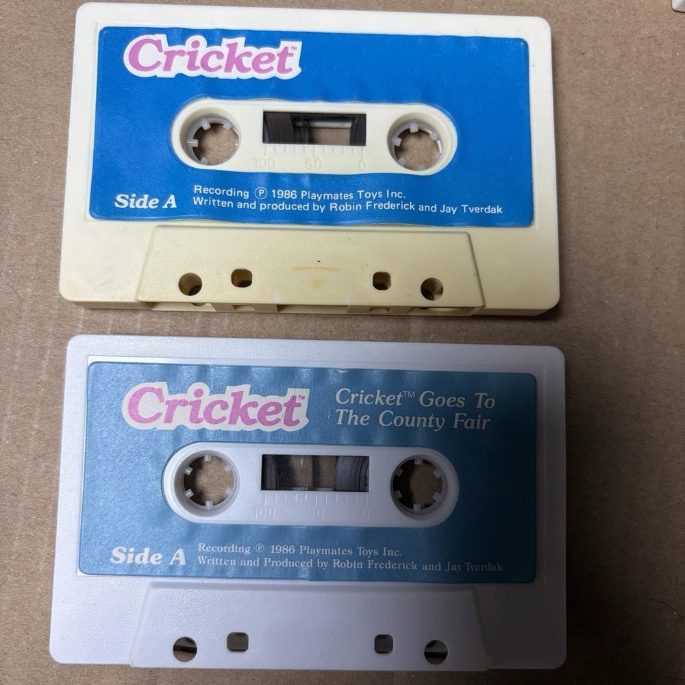 Vintage Cricket Doll Cassette Tapes Lot Of 2 Country Fair